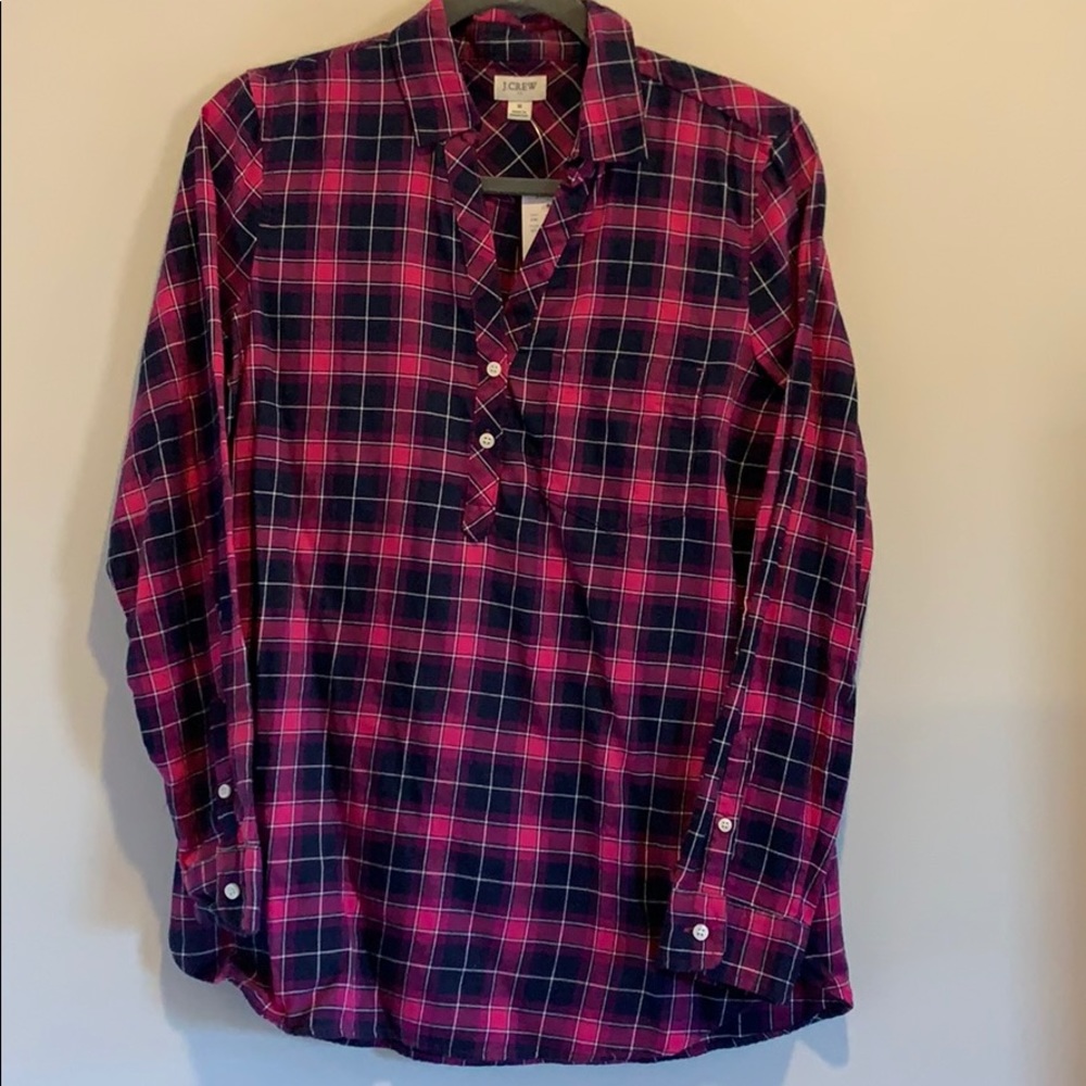 J. Crew Flannel Top